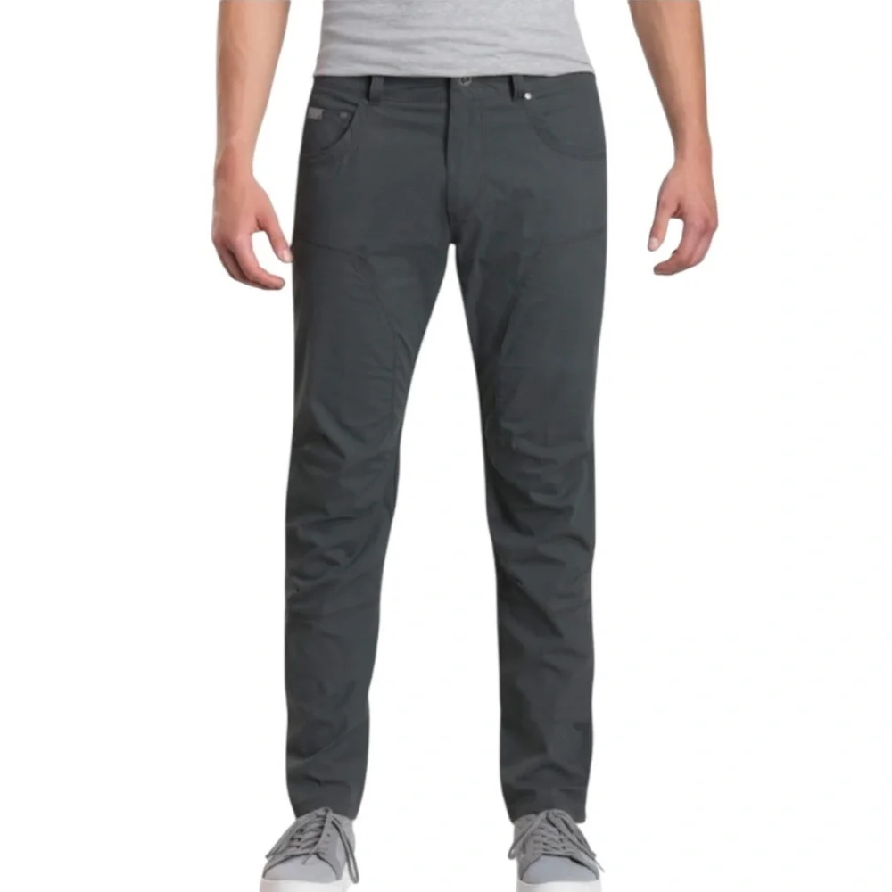 KUHL WAXED STRETCH OUTSIDER GREY PANTS SIZE 38